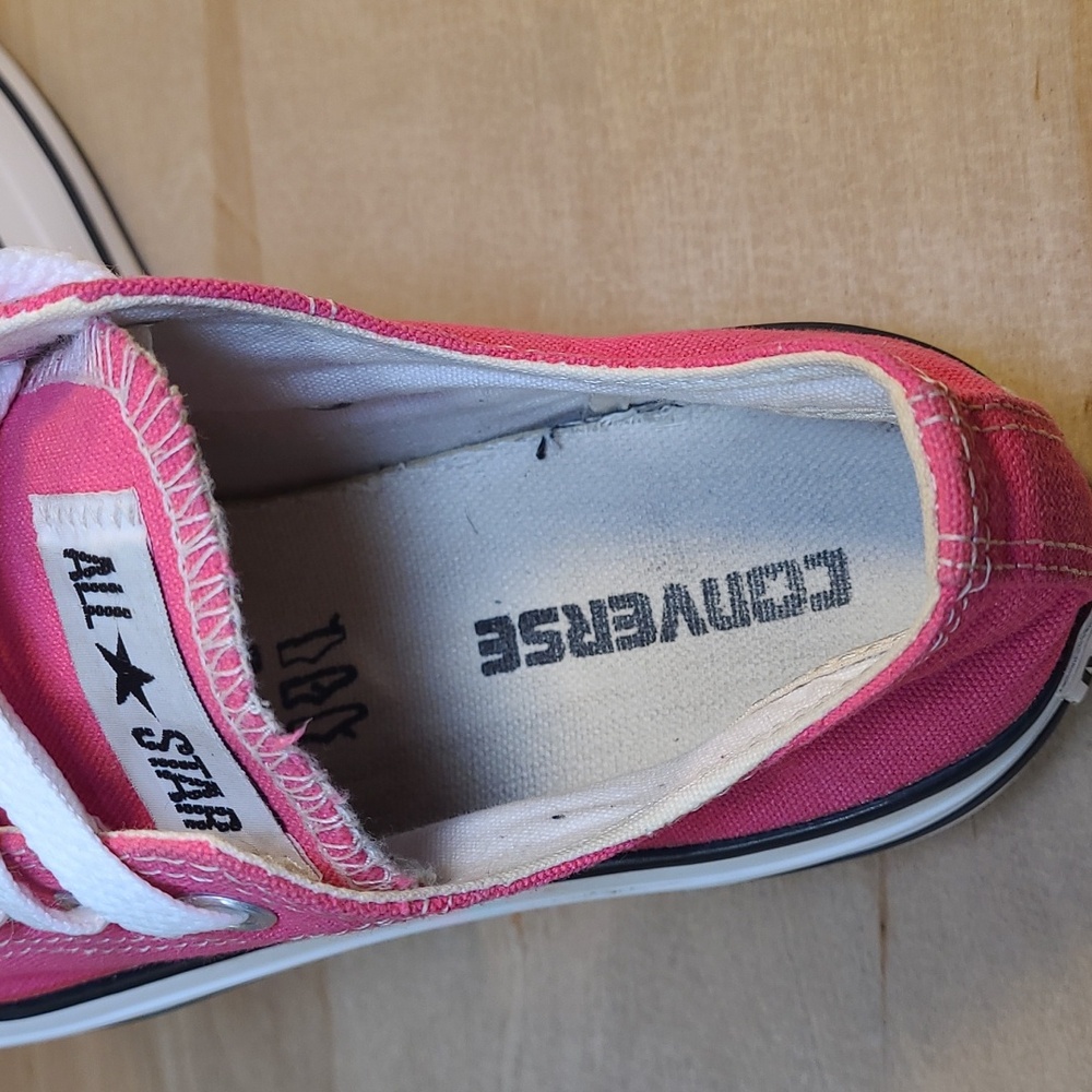 Converse Women's Pink Sneakers - Picture 9 of 10